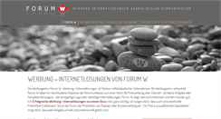 Desktop Screenshot of forum-w.de