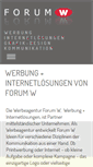 Mobile Screenshot of forum-w.de