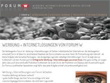 Tablet Screenshot of forum-w.de